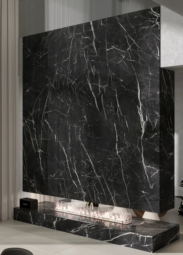 Nero Marquina Porcelain Slab - Image 4